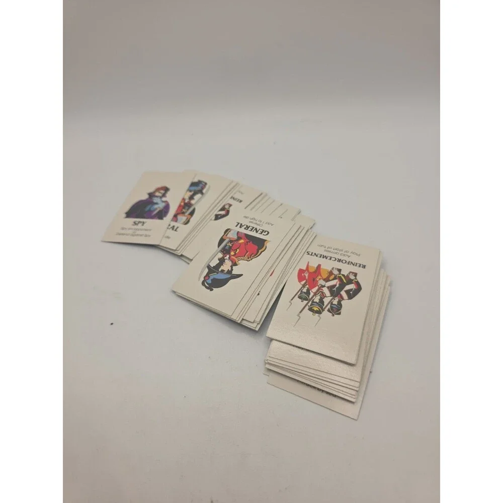 Parker Brothers Castle RISK Game Cards 1990 DECK CARDS Replacement Set Complete